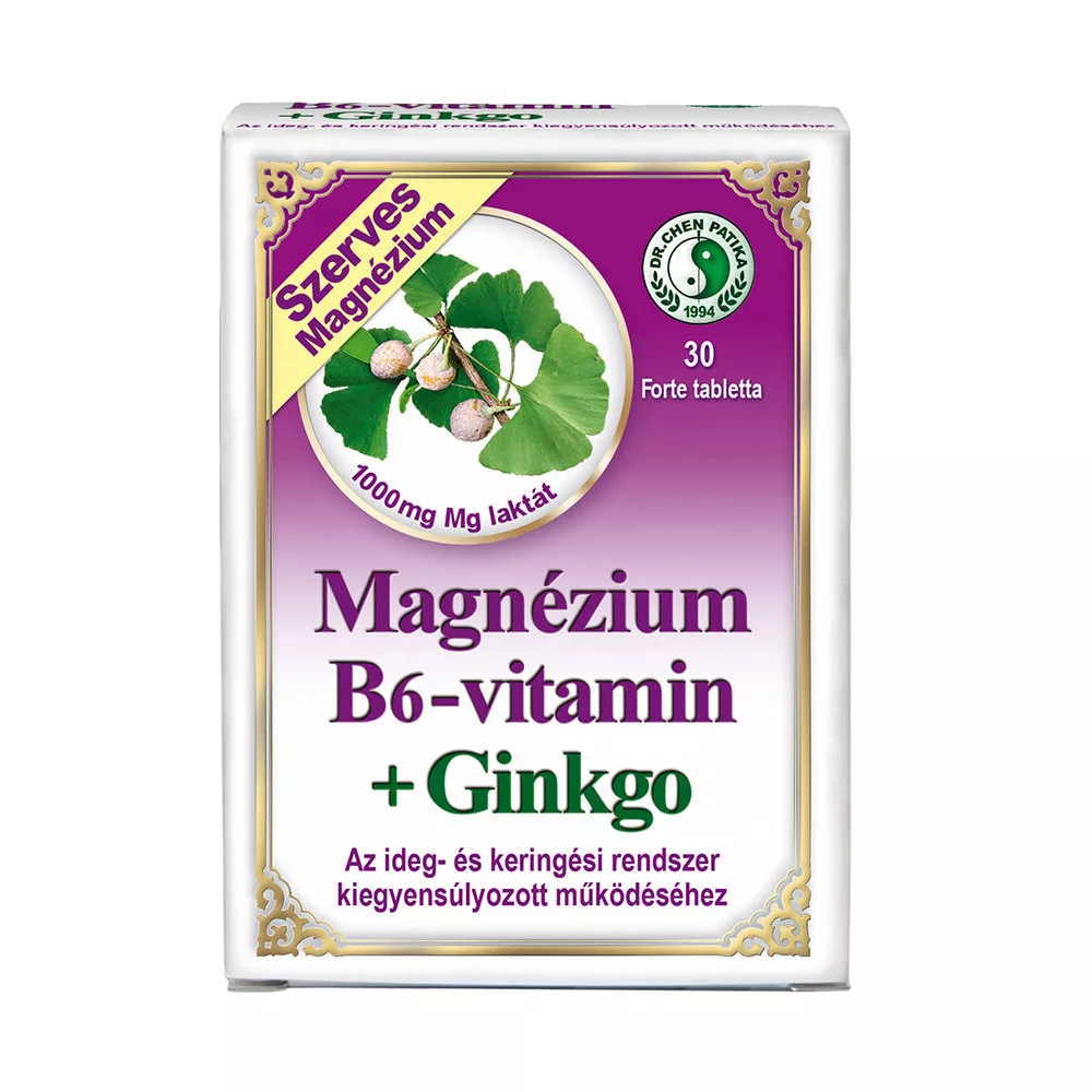 DR.CHEN MAGNÉZIUM B6 GINKGO FORTE 30 db
