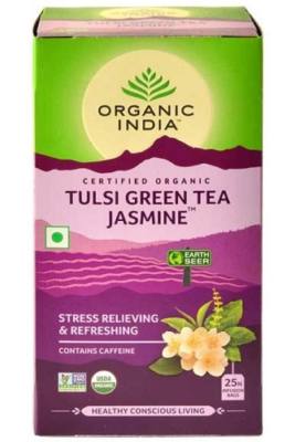 Organic India Bio Tulsi filteres tea - Jázmin zöld tea 25 filter