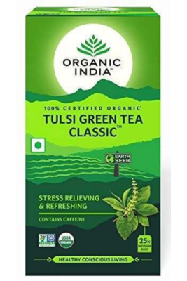 Organic India Bio Tulsi filteres tea - Zöld tea 18 filter