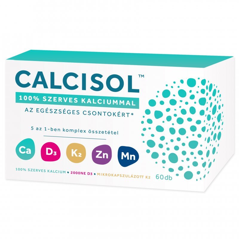 Calcisol 100% szerves kalcium 5 az 1-ben filmtabletta ? 60db