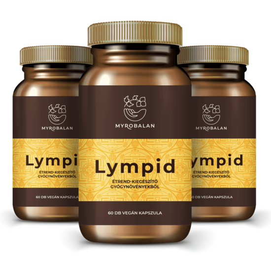 Myrobalanmed LYMPID nyirokrendszer- és vértisztító gyógynövény-komplex 3 DOBOZ