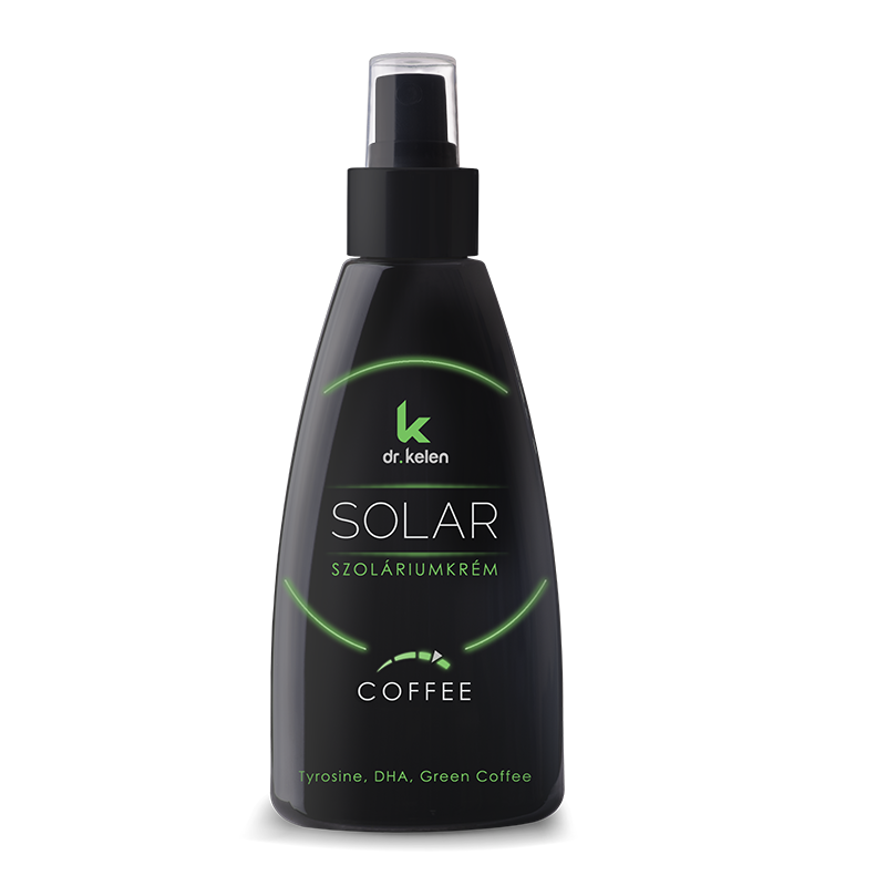 DR.KELEN - SOLAN GREEN COFFEE, SZOLÁRIUMKRÉM + Zöld kávé kivonattal 150 ml
